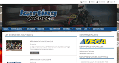 Desktop Screenshot of kartingquebec.ca